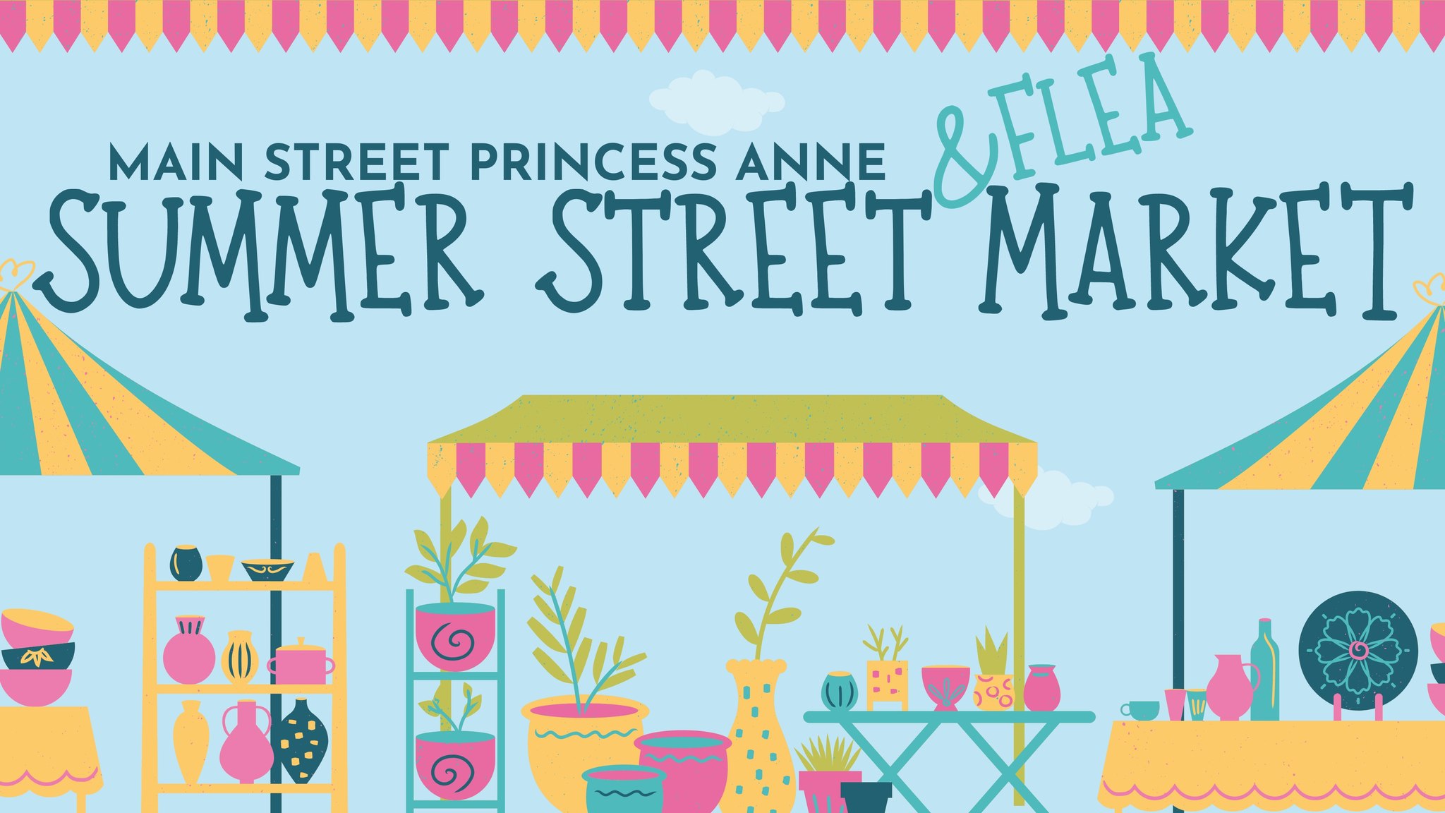 Main Street Princess Anne Summer Street and Flea Market WOW That's